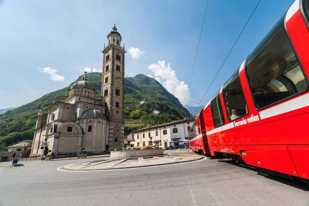 La Fossola - Vicino Al Bernina Express Lägenhet Tirano Exteriör bild